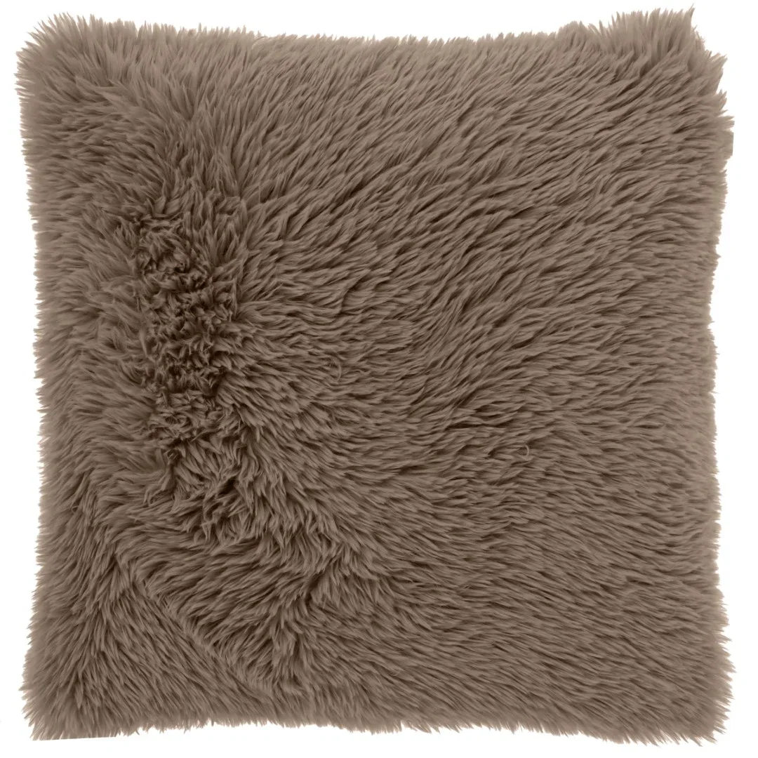Unique living kussen mats 45x45cm taupe