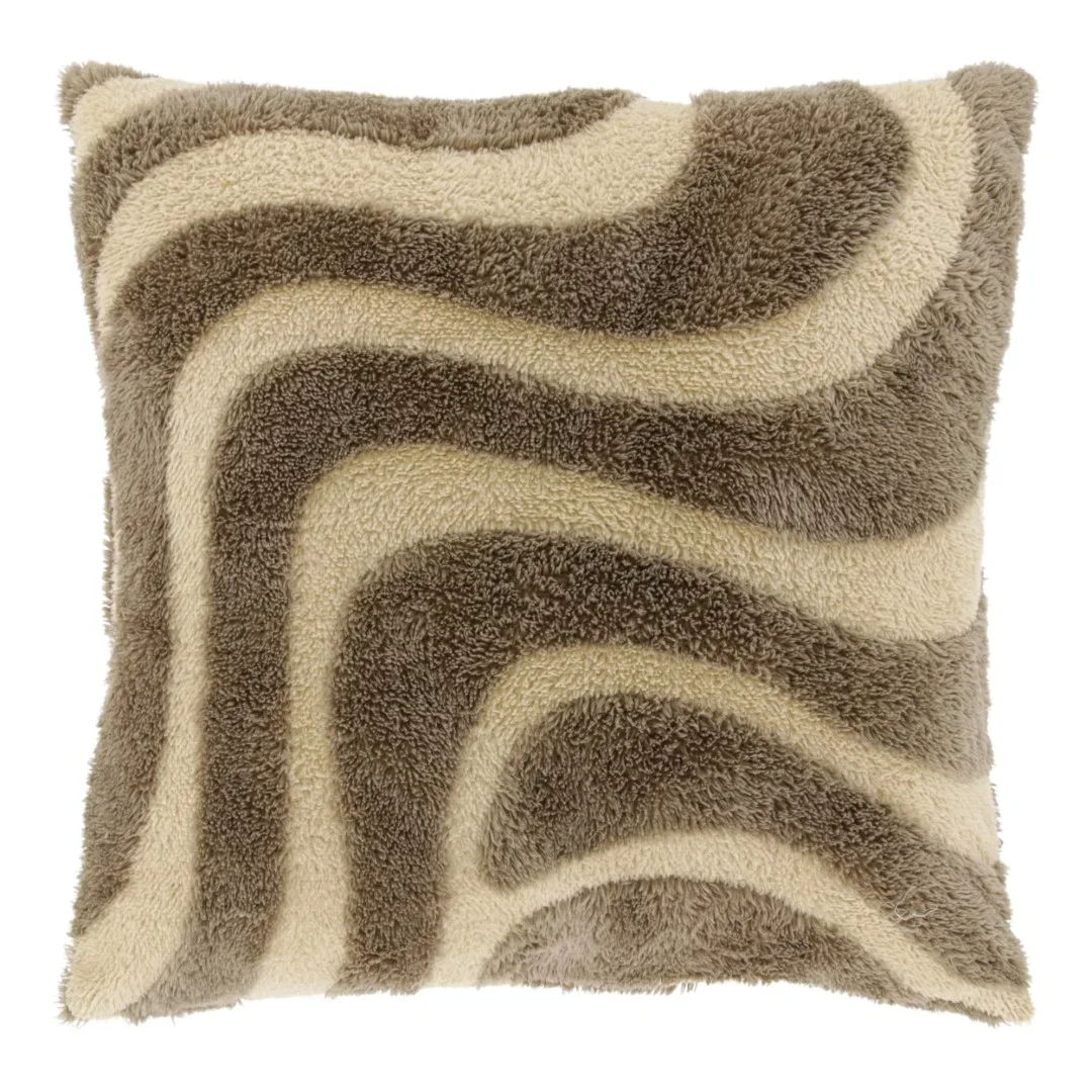 Unique living kussen maud 50x50cm taupe