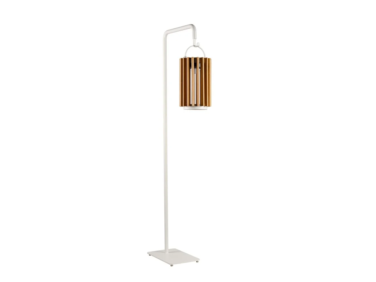 Tierra Outdoor Lux lantaarn solar 25x25x48cm met Solares frame 170cm - Grijs
