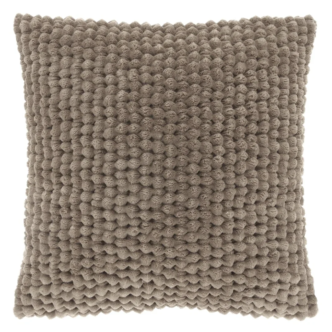 Unique living kussen dila 45x45cm taupe
