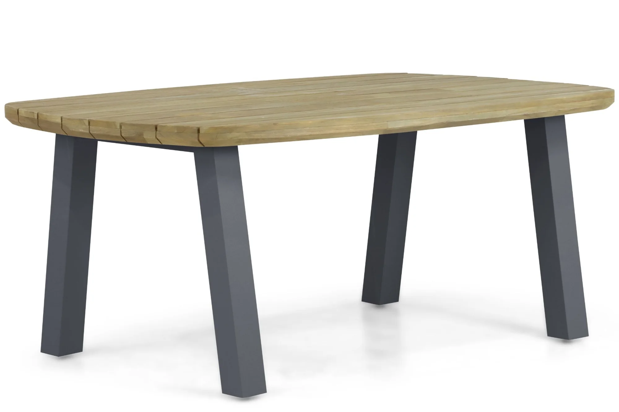 Lifestyle Garden Furniture Falcon/Glasgow dining tuintafel 180 x 115 cm - Grijs-antraciet