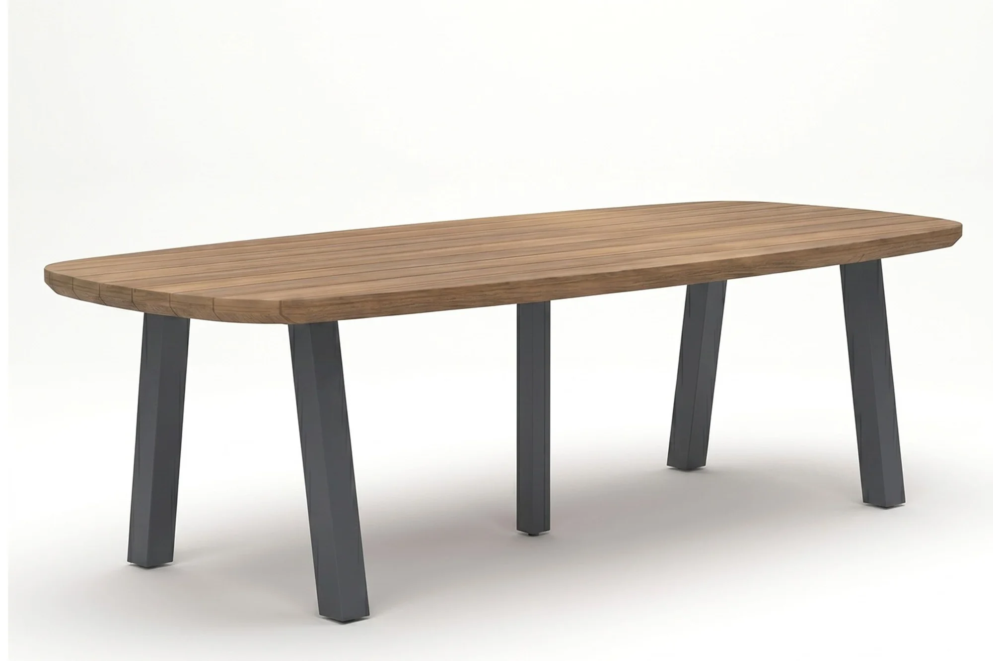 Lifestyle Garden Furniture Falcon/Glasgow dining tuintafel 300 x 100 cm antracite - Grijs-antraciet