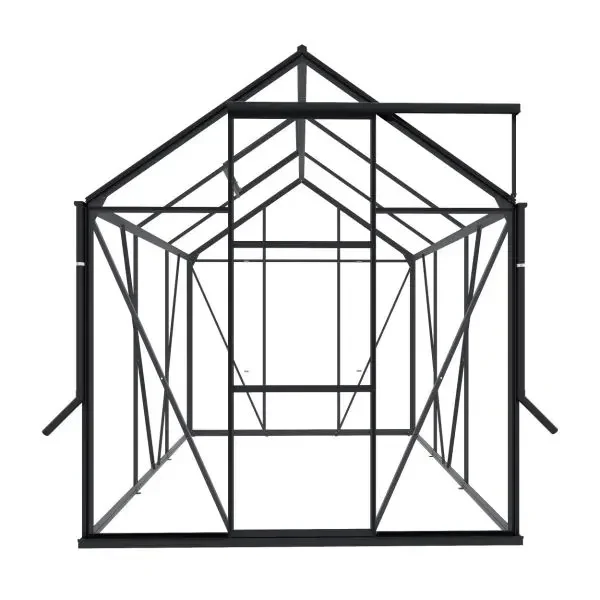 Royal well Tuinkas Kate I Full Options zwart 3 mm veiligheidsglas