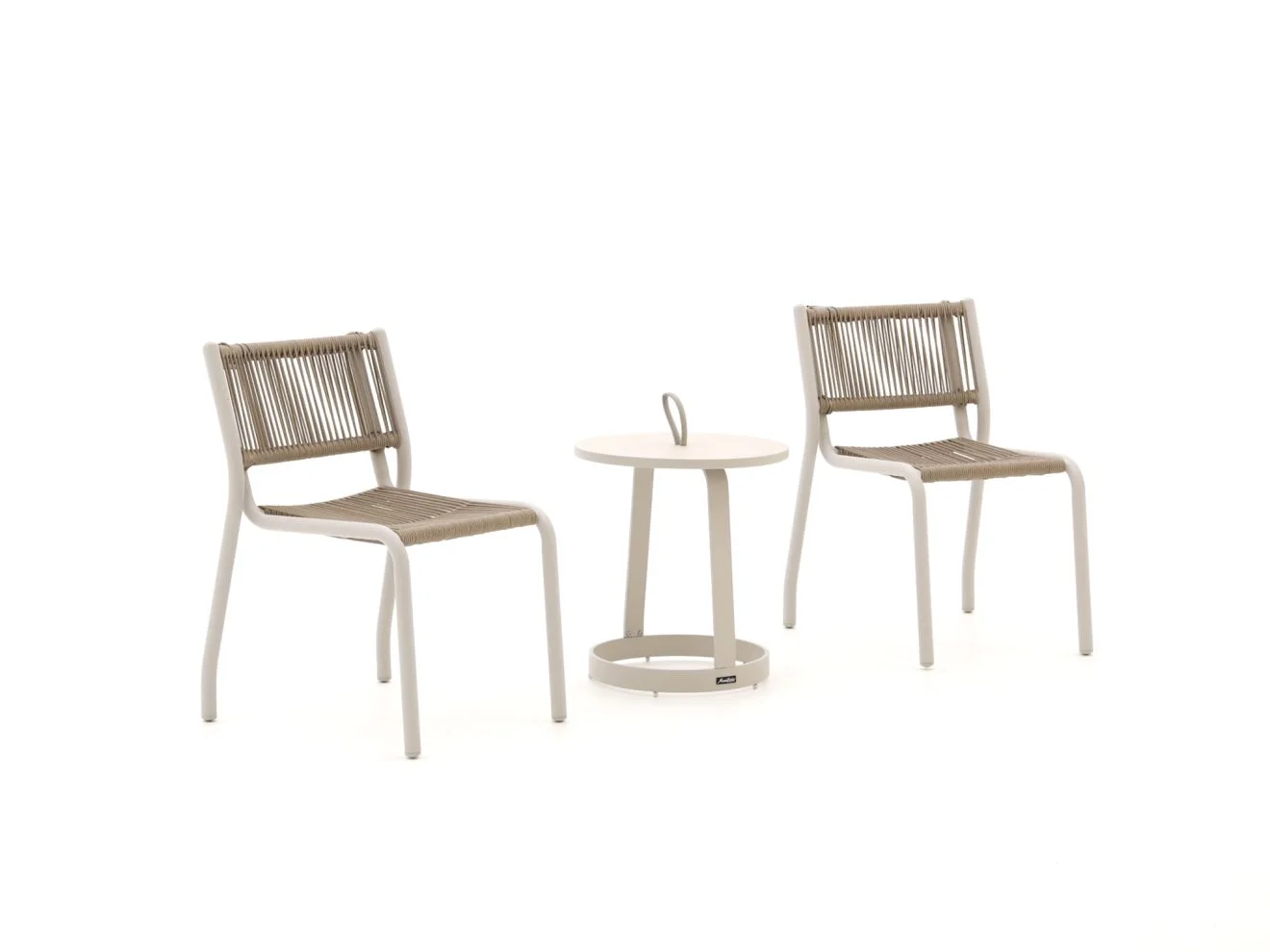 Manifesto Furniture Misurina/Salemi balkonset 3-delig stapelbaar – Taupe