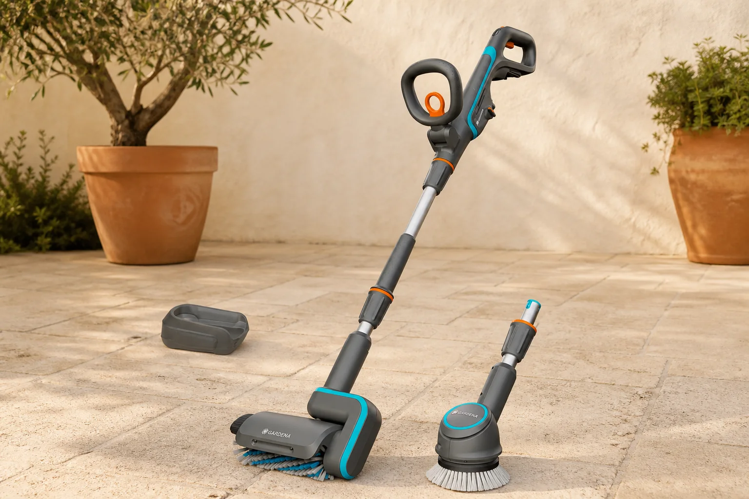 Sfeerfoto van Gardena Multireiniger Aquabrush solo