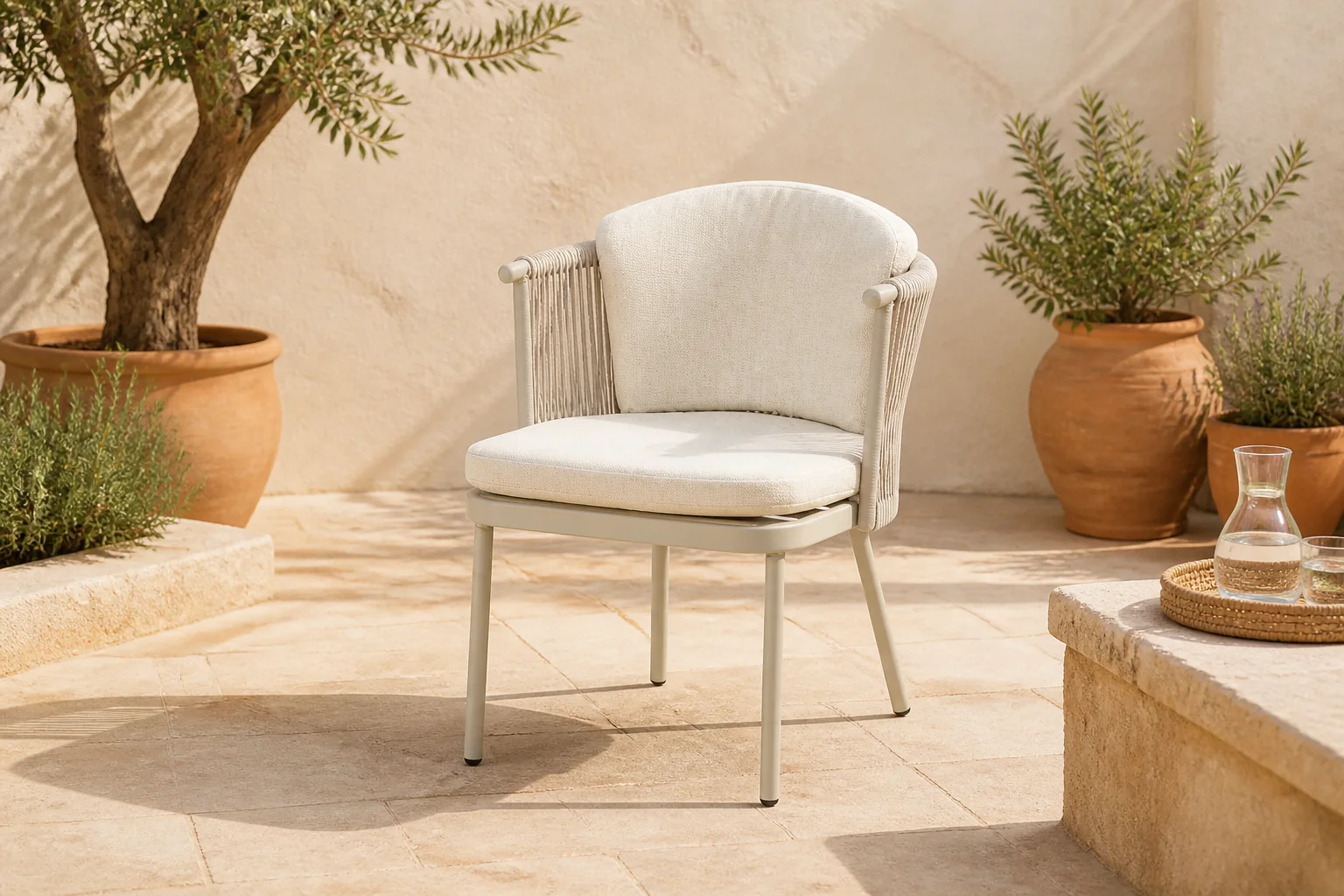 Sfeerfoto van Hartman tuinstoel Toledo – beige