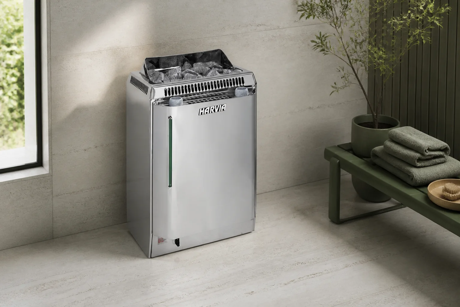 Sfeerfoto van Harvia | Saunakachel Topclass Combi KV60SE