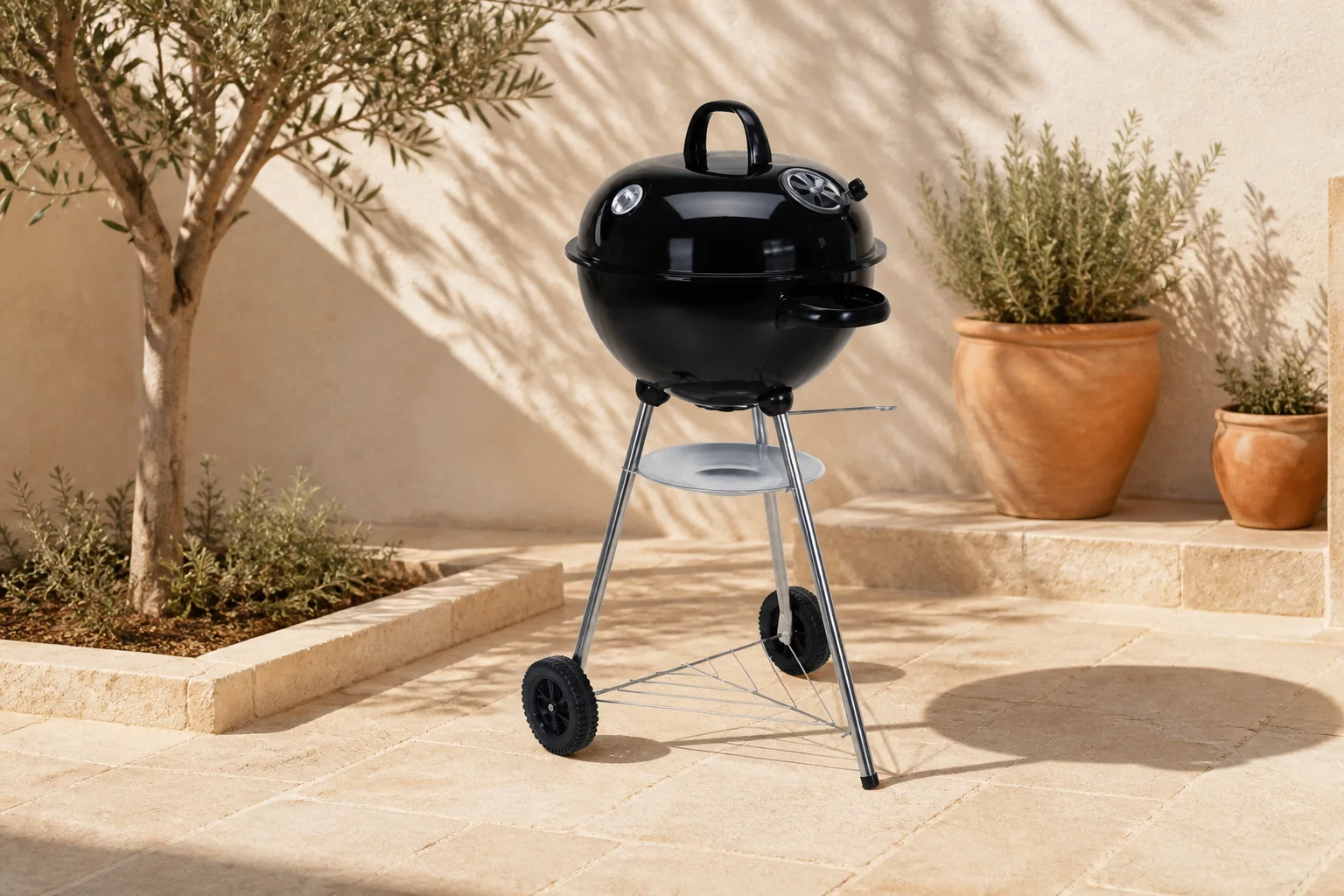 Sfeerfoto van Nampook Bbq bolvorm gs tuv 47 cm zwart
