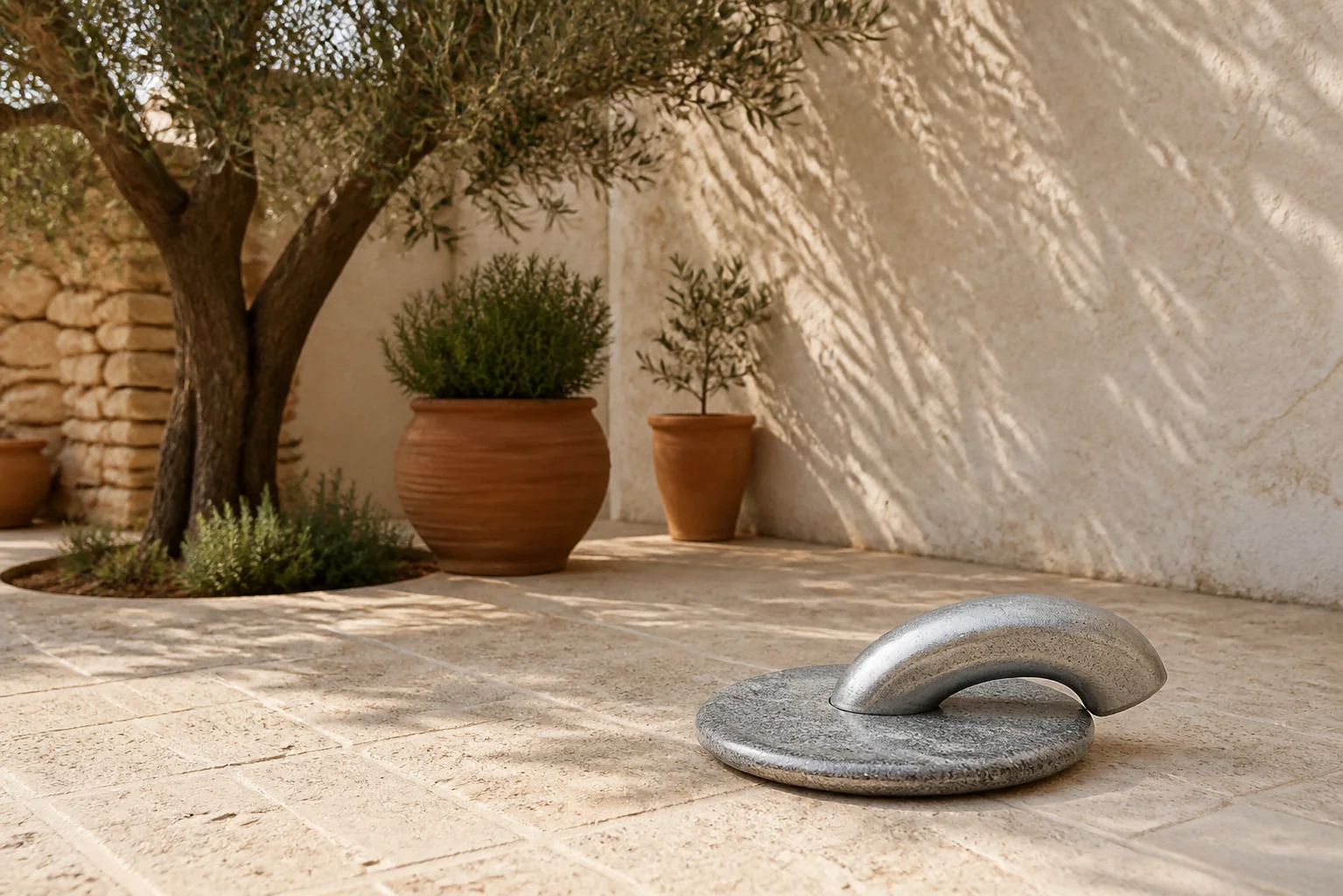 Sfeerfoto van 4 Seasons Outdoor | Siesta Parasolvoet 90 kg | Anthracite