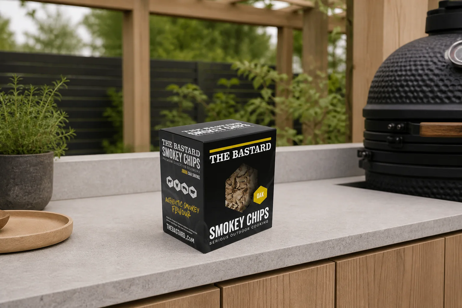 Sfeerfoto van The Bastard Rookhout Oak 500 gr