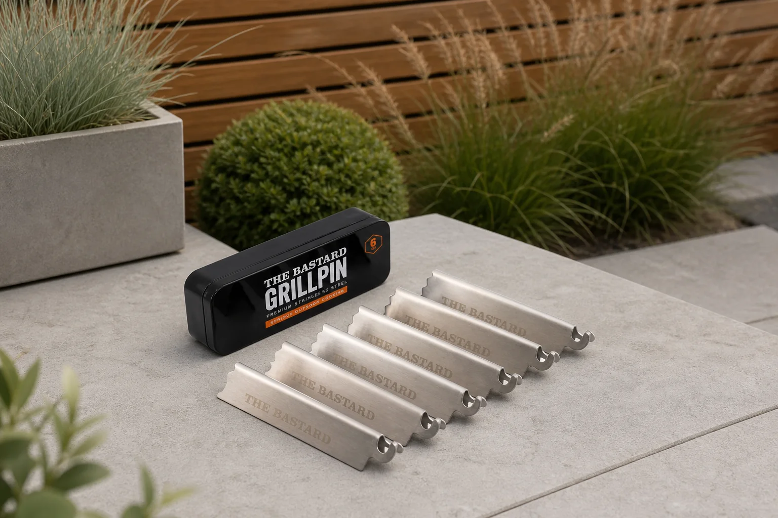 Sfeerfoto van The Bastard Grill Pins (6 stuks)