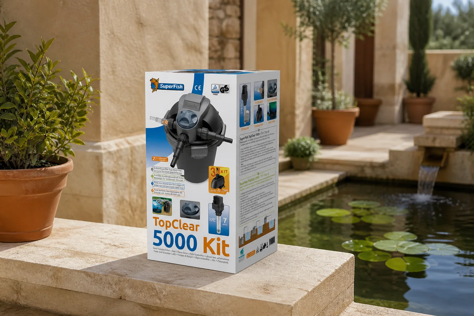Sfeerfoto van Superfish Topclear Kit 5000 vijver