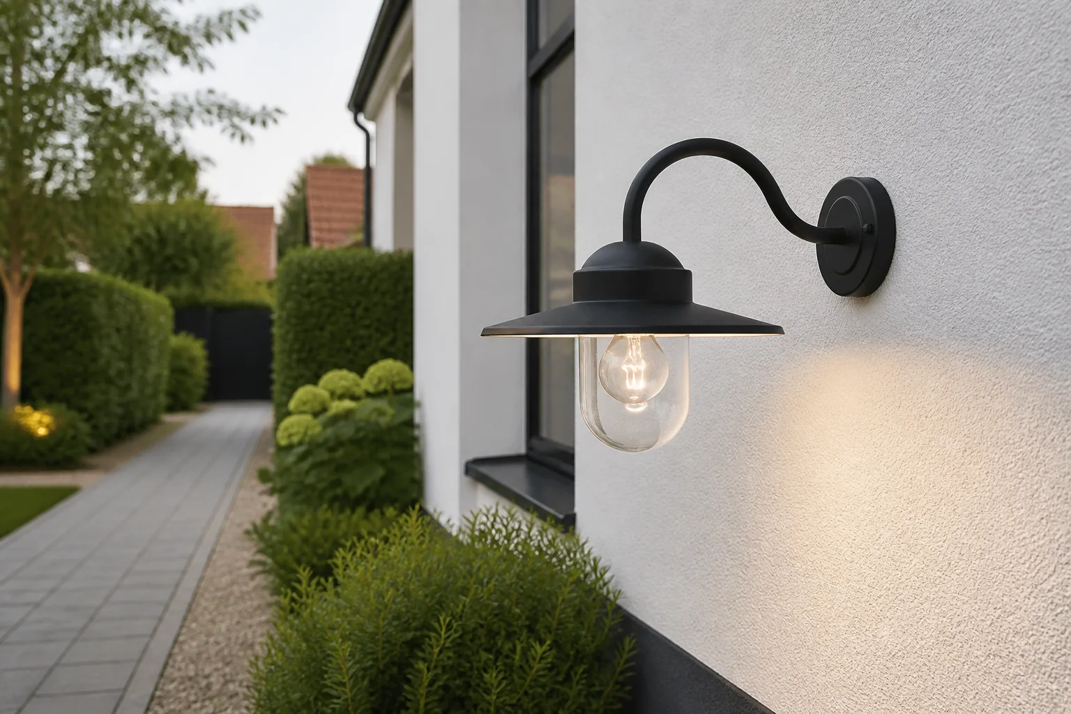 Sfeerfoto van Ks verlichting 240v muurlamp dolce retro zwart K.S. Verlichting