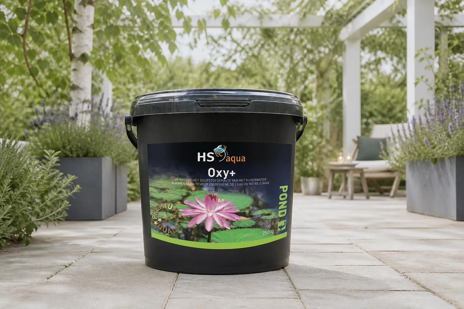 Sfeerfoto van Smulders Hs aqua pond oxyplus 2500 g