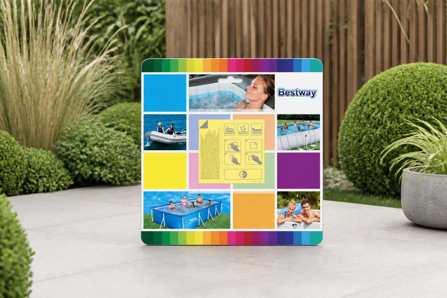 Sfeerfoto van Bestway | Plaksetje Onderwater Reparatie 6,5 x 6,5 cm