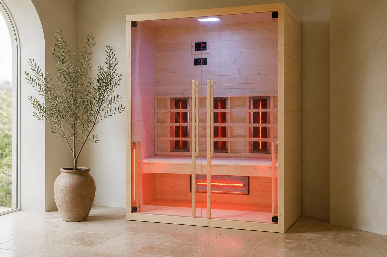 Sfeerfoto van Fonteyn | Rose 3 Infrarood Sauna