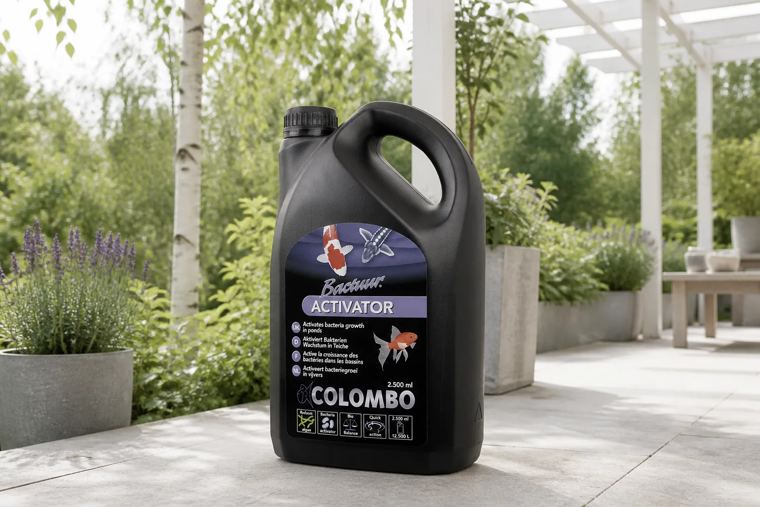 Sfeerfoto van Colombo Bactuur Activator 2500 Ml vijver