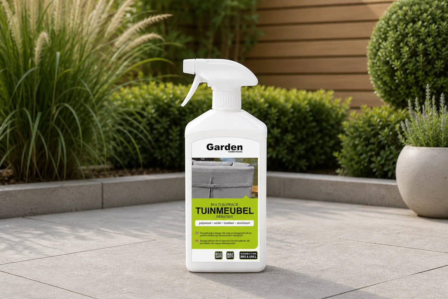 Sfeerfoto van Garden Collections Multi Surface Reiniger 1 ltr – Transparant