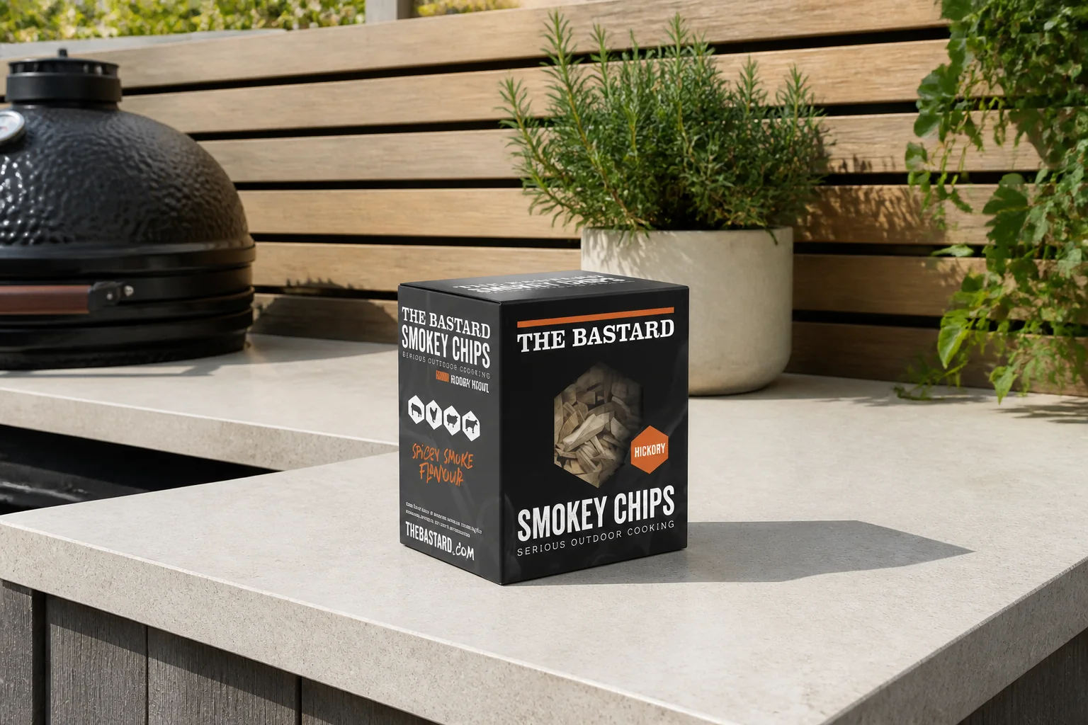 Sfeerfoto van The Bastard Rookhout Hickory 500 gr