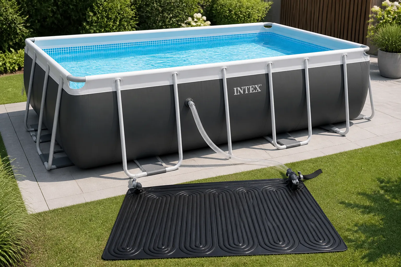 Sfeerfoto van Intex Zwembadverwarming Solarmat
