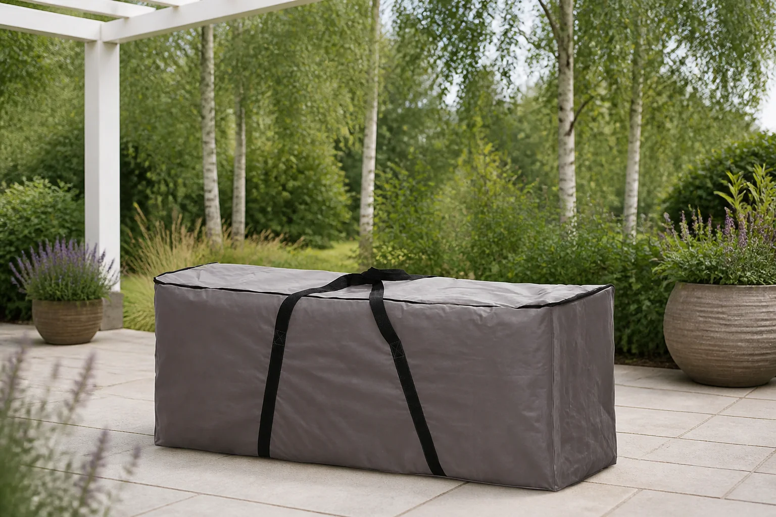 Sfeerfoto van Winza Outdoor Covers kussentas 200 – Grijs