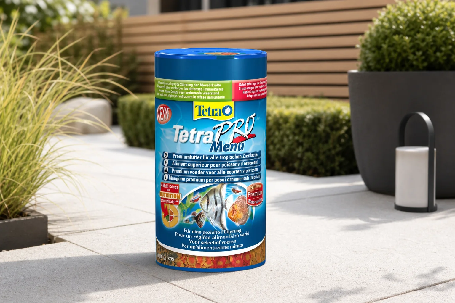 Sfeerfoto van Tetra Pro menu 250 ml Vis Gebr. de Boon – Zie Foto