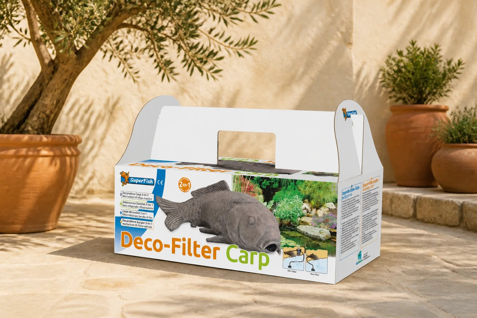 Sfeerfoto van Superfish Carp Filter vijver