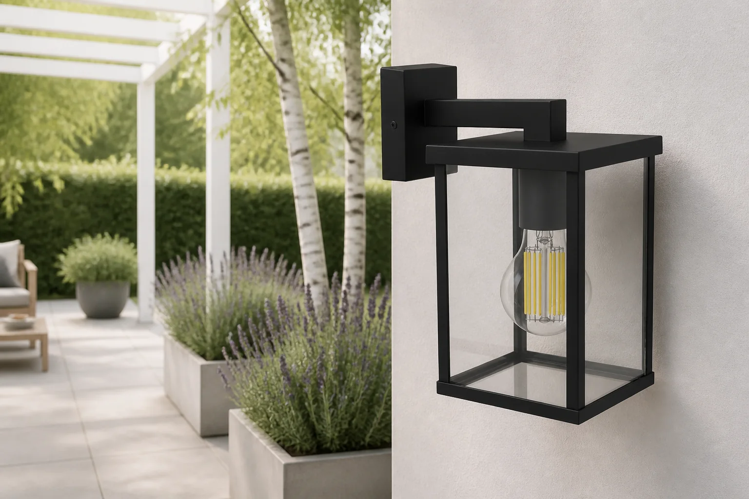 Sfeerfoto van Philips Bellini wa sq max 25w bl hv 06 verlichting – zwart