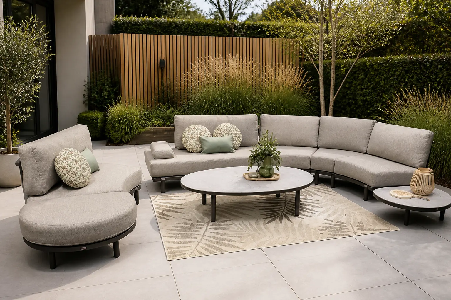 Sfeerfoto van Trestino Bloemendaal Loungeset Taupe