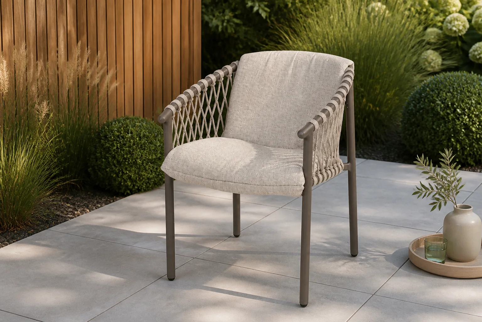 Sfeerfoto van 4 Seasons Outdoor | Allora Tuinstoel | Terre