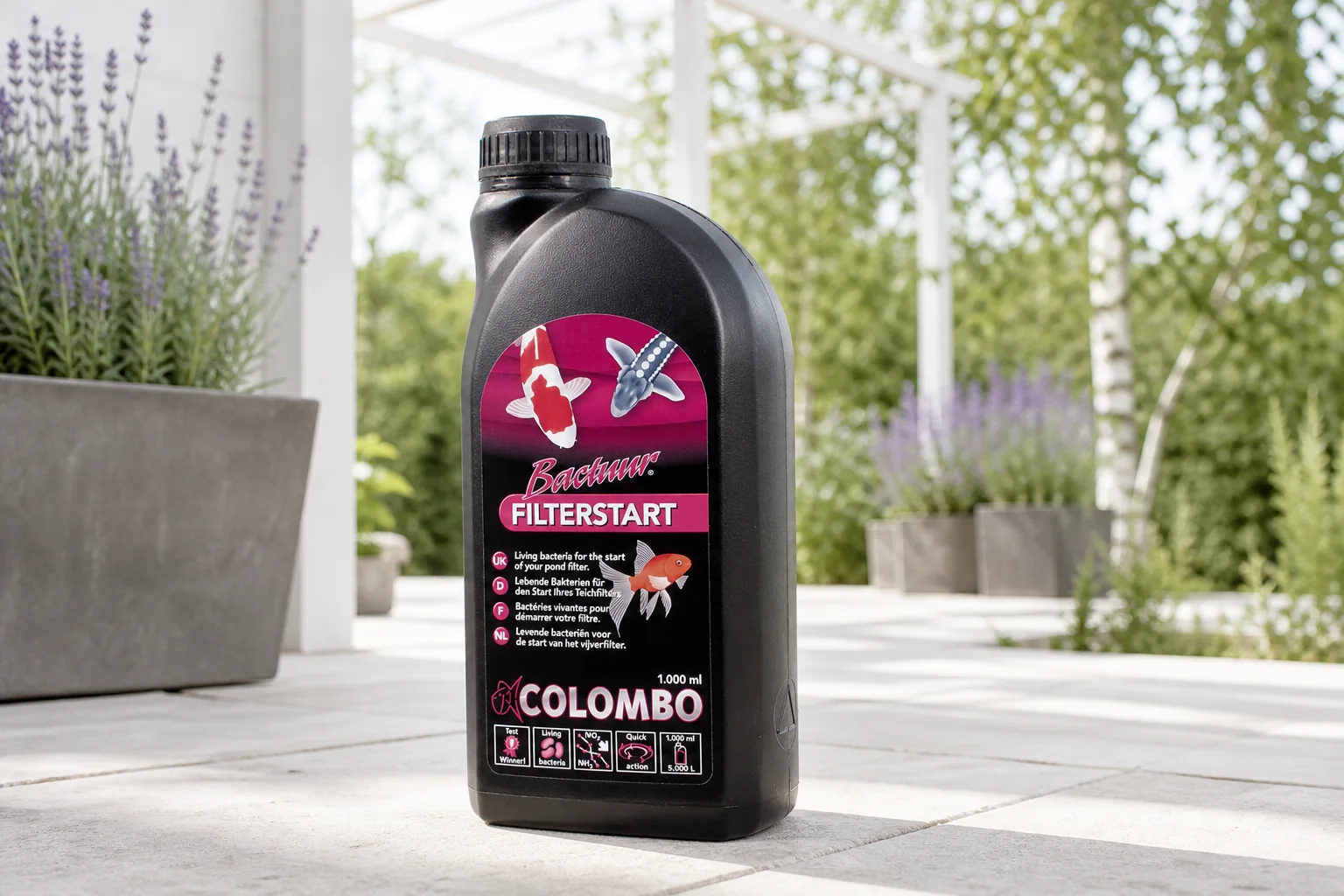 Sfeerfoto van Colombo Bactuur Filter Start 500 Ml vijver