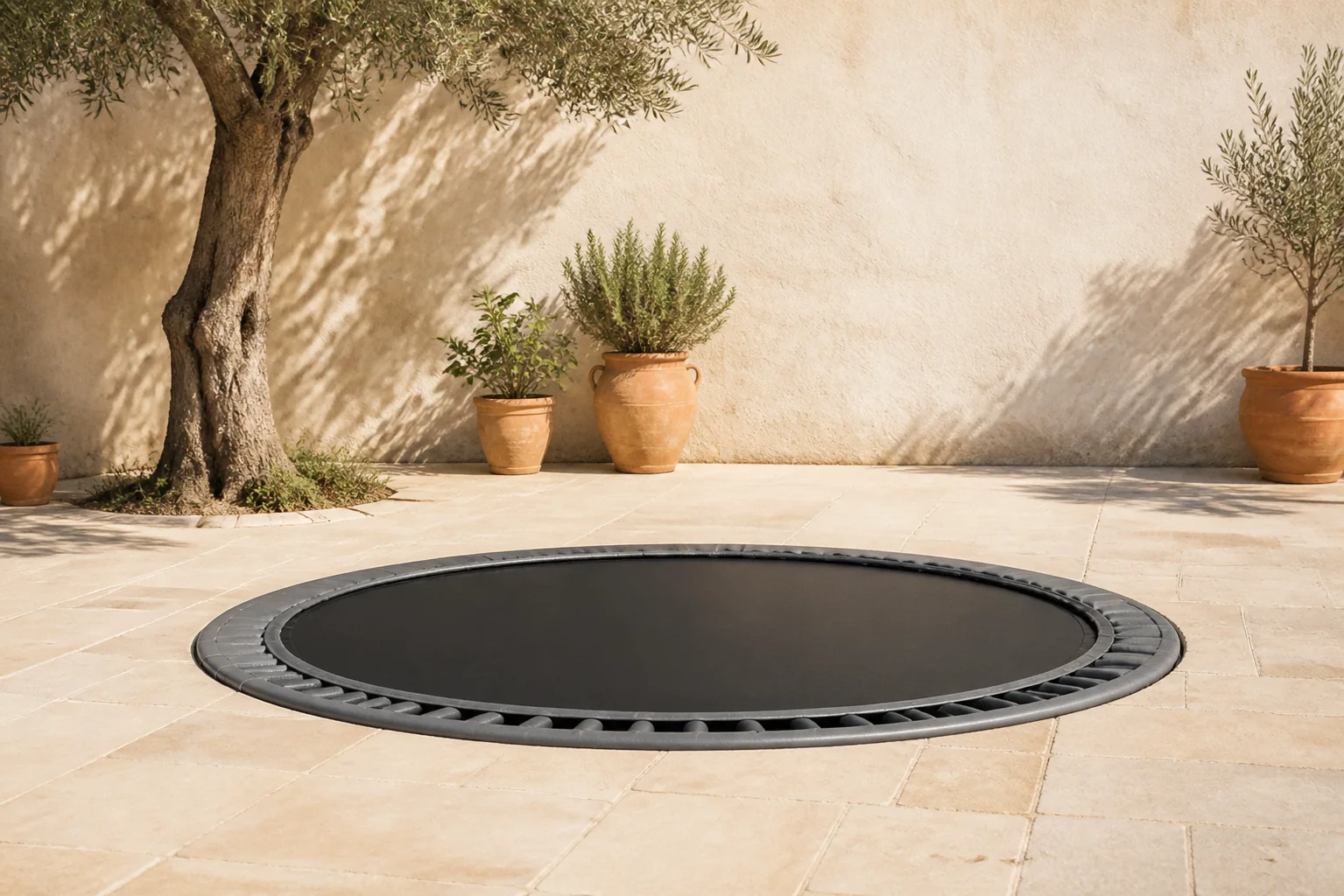 Sfeerfoto van BERG SPORTS Champion InGround 430 Grey 430.00 cm – Anthracite Grey