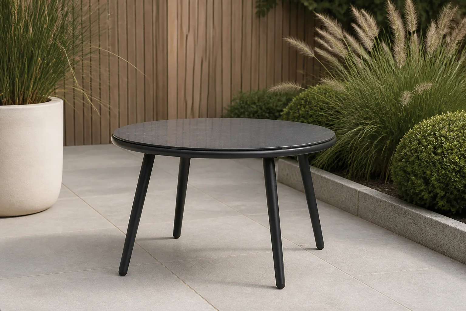 Sfeerfoto van Lifestyle Garden Furniture Enchante loungetafel 60 cm – Transparant