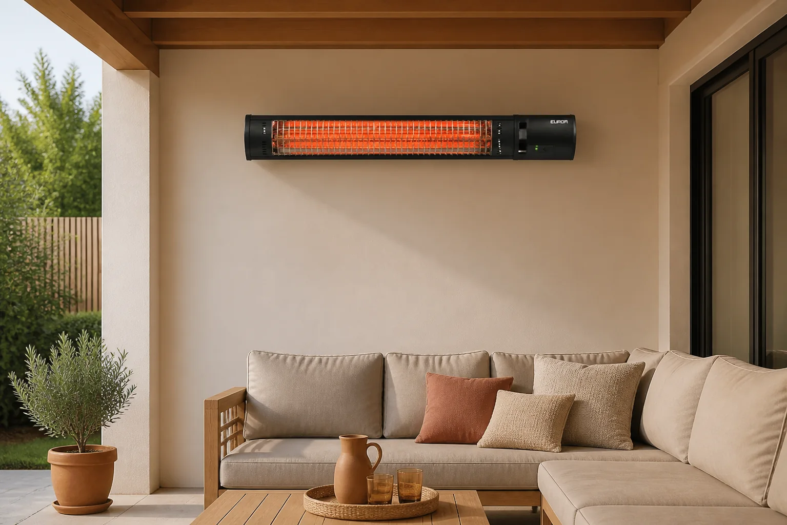 Sfeerfoto van Eurom | Golden Shadow 2000 | Infrarood terrasverwarming
