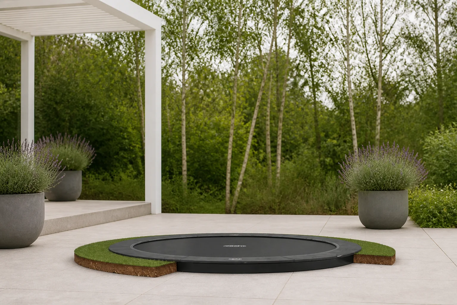 Sfeerfoto van BERG SPORTS Champion FlatGround 430 Grey 430.00 cm – Anthracite Grey