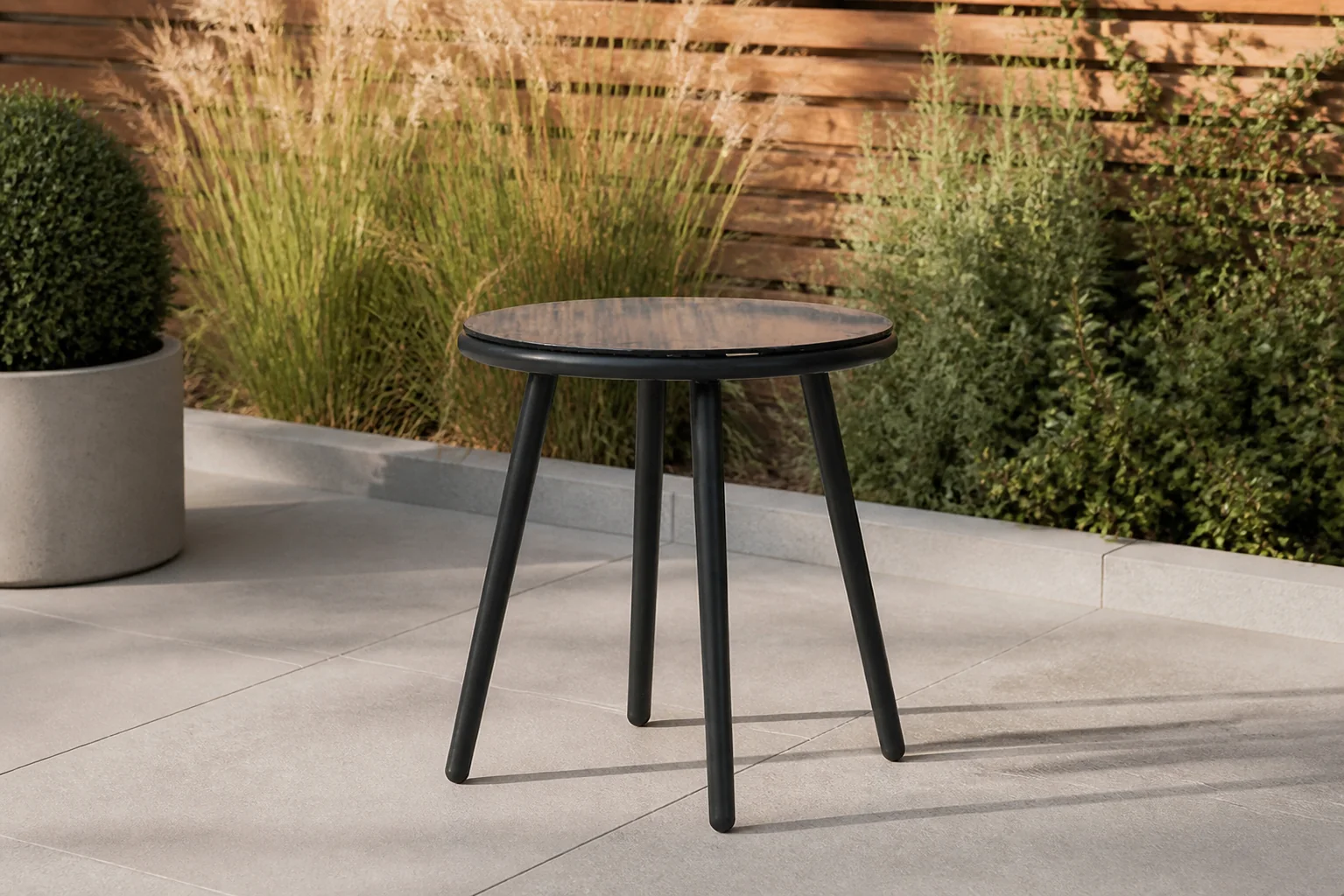 Sfeerfoto van Lifestyle Garden Furniture Enchante loungetafel 40 cm – Transparant