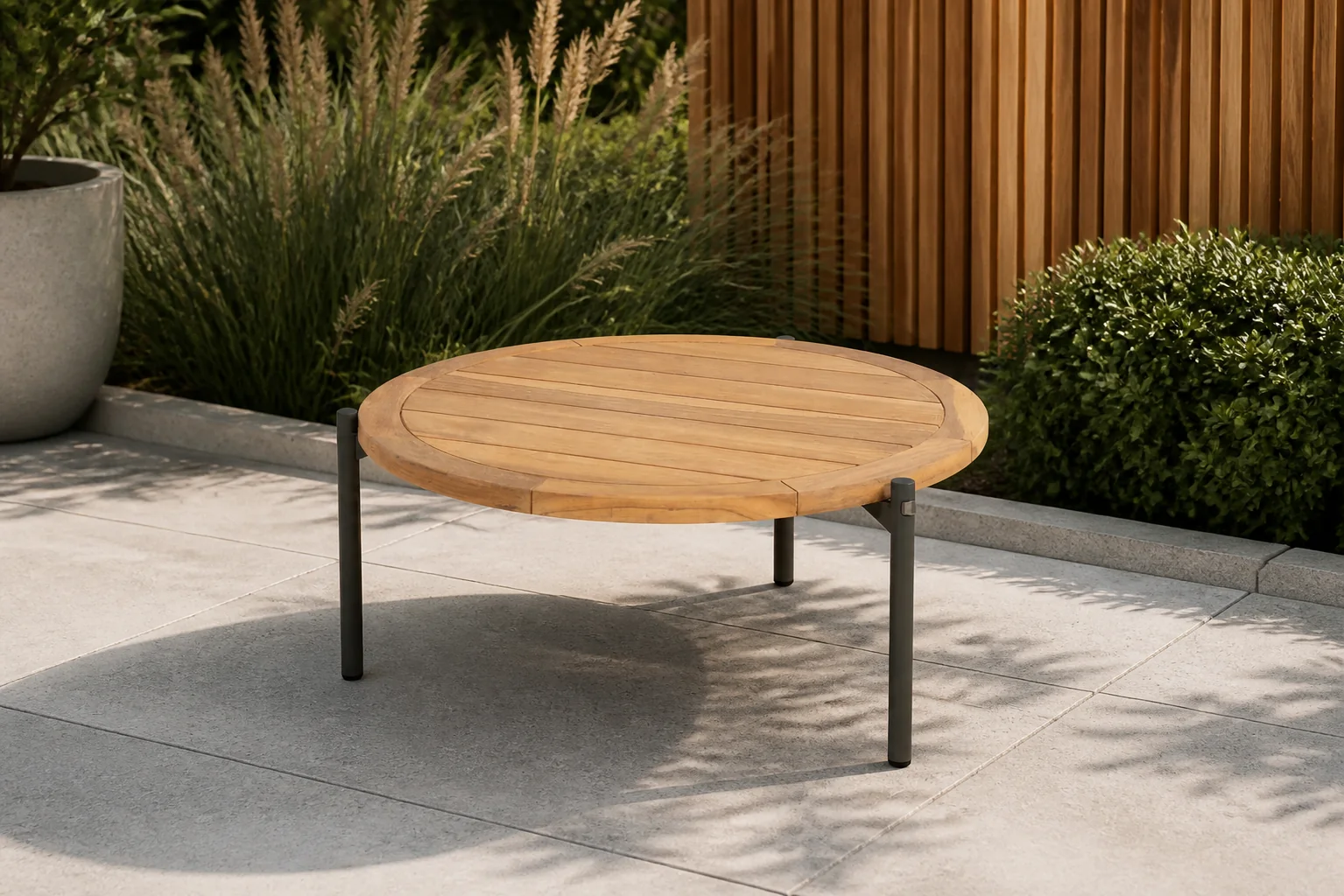 Sfeerfoto van 4 Seasons Outdoor | Yoga Koffietafel Ø73 x 35(h) cm | Terre