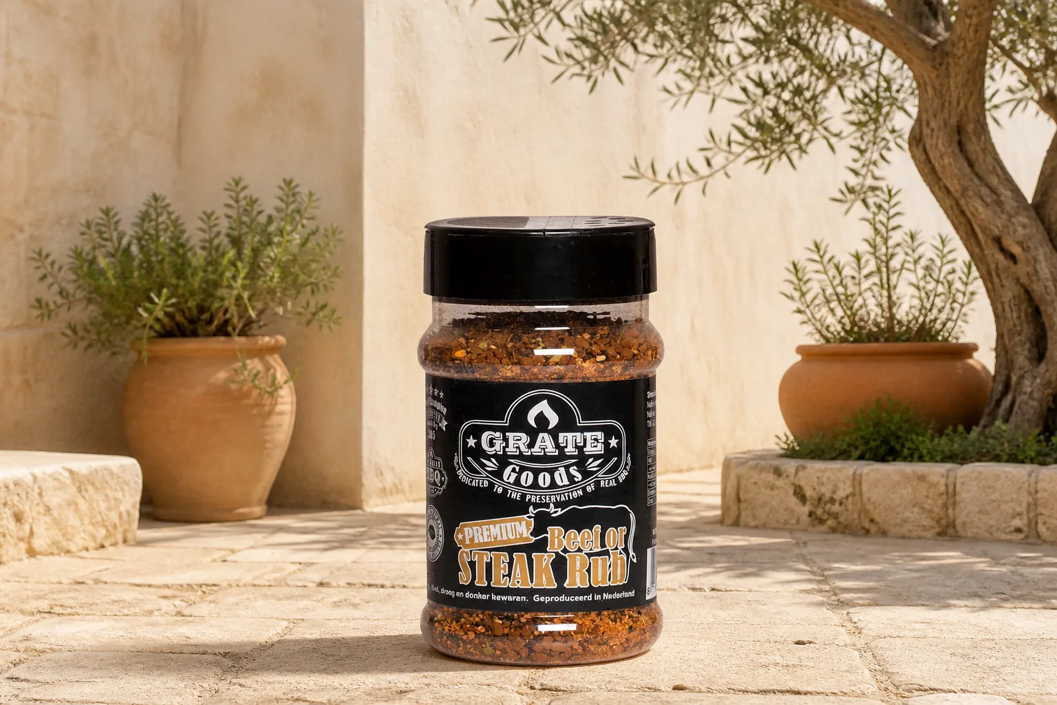Sfeerfoto van Vlot Beef or Steak Rub 180 g Grate Goods Hortus