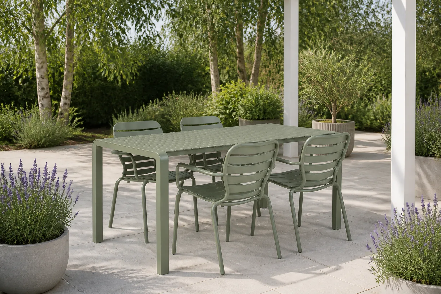 Sfeerfoto van Zuiver diningset Vondel – Groen