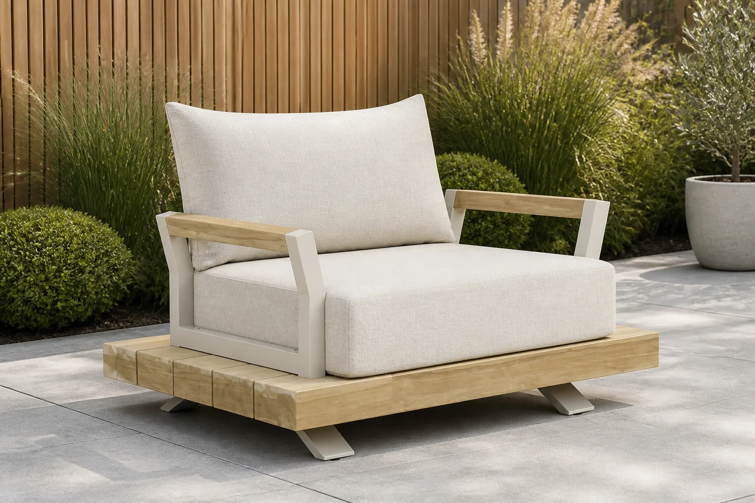 Sfeerfoto van Santika Furniture Supreme lounge tuinstoel