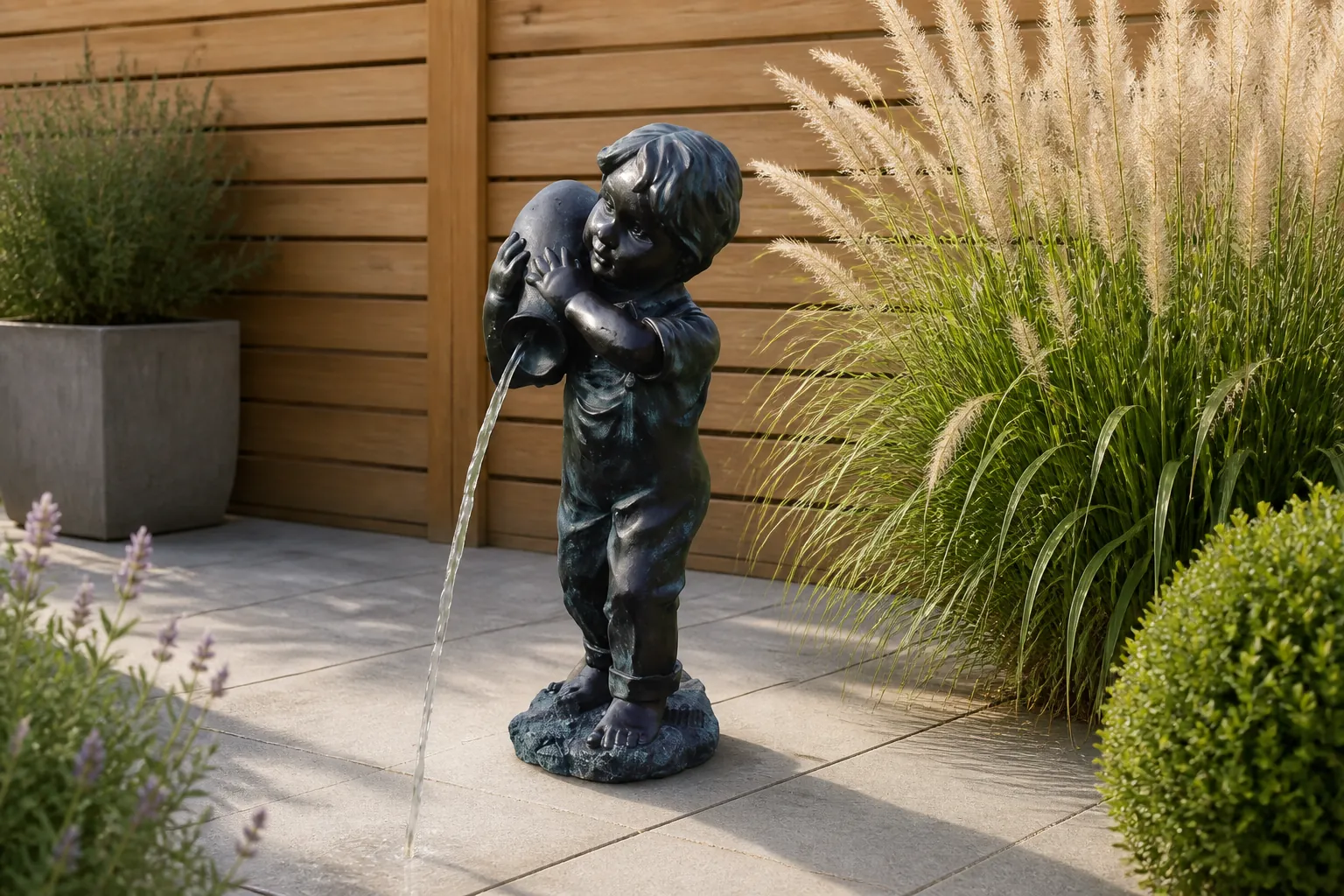Sfeerfoto van Ubbink Spuitfiguur Yannick – blauw