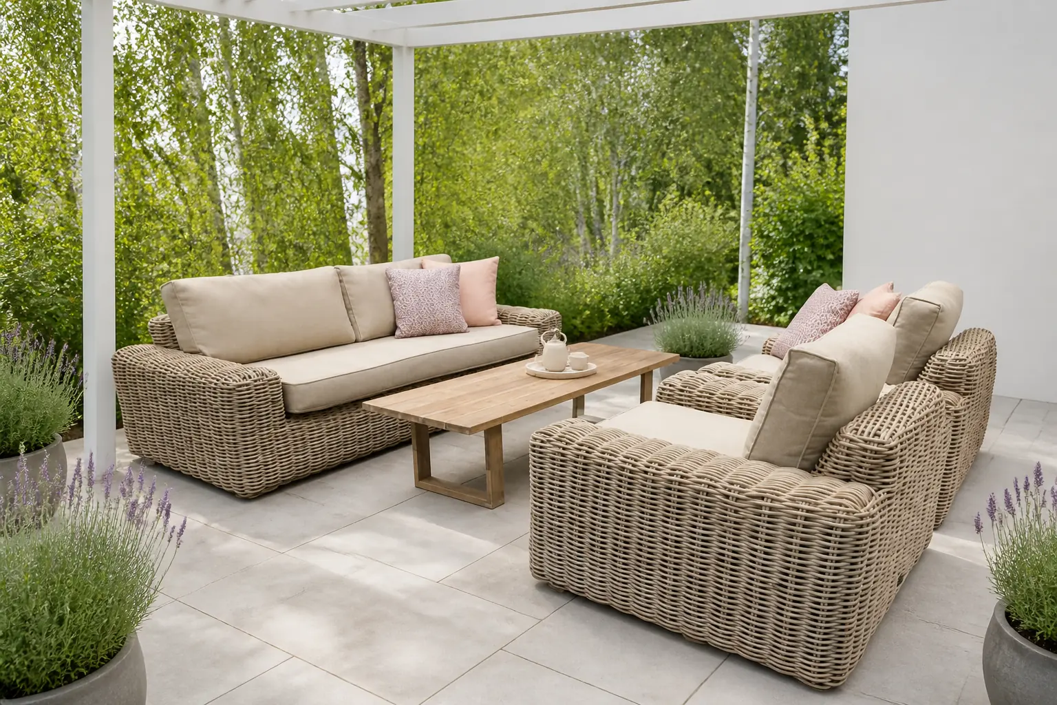 Sfeerfoto van Own Brazil Sofa Loungeset – beige;bruin