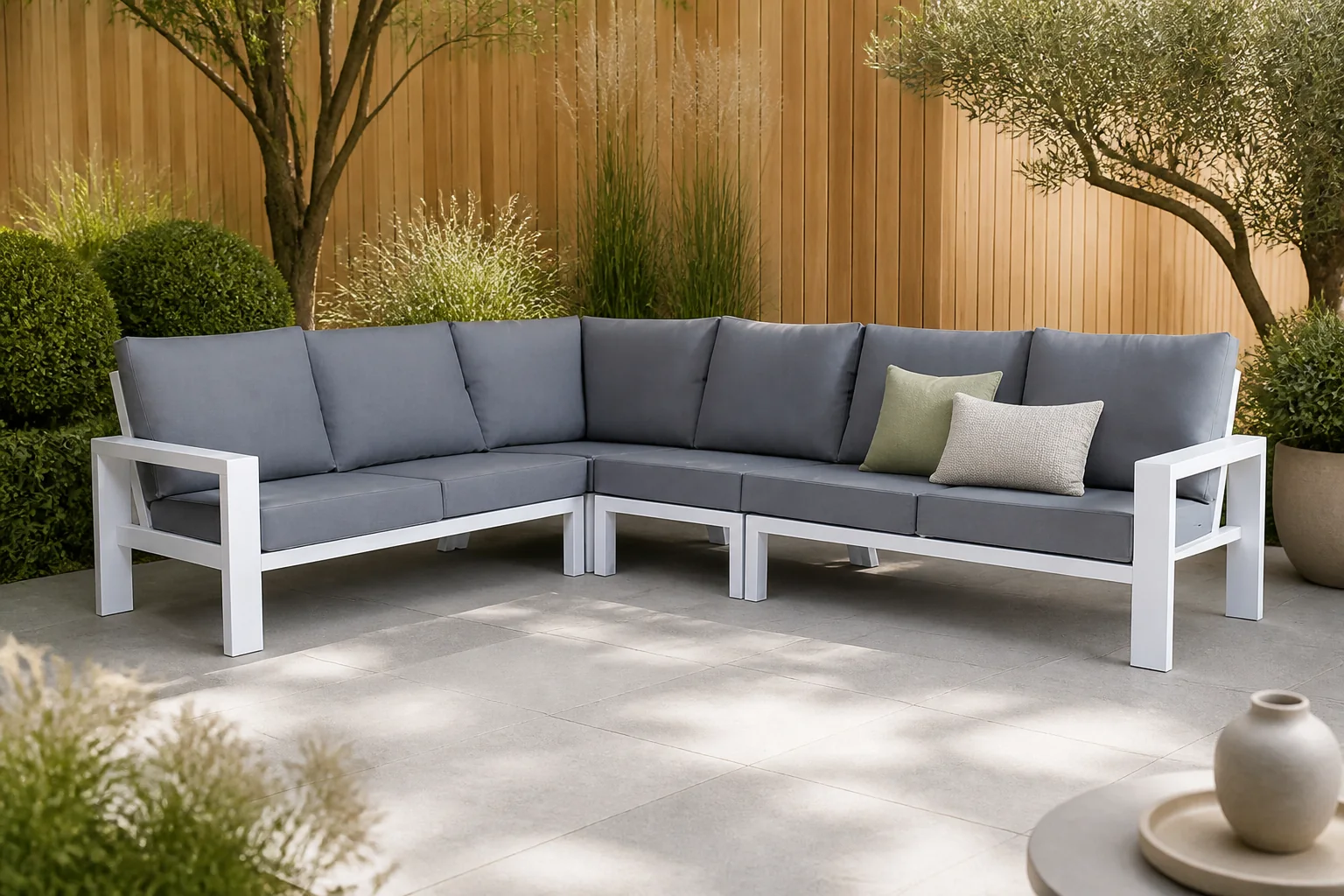 Sfeerfoto van Buitengewoon de boet Benton Hoek Loungebank Wit