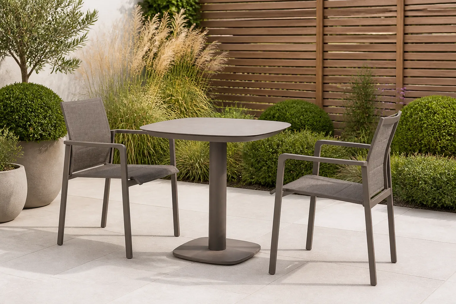 Sfeerfoto van 4so Cortina Bistro Diningset