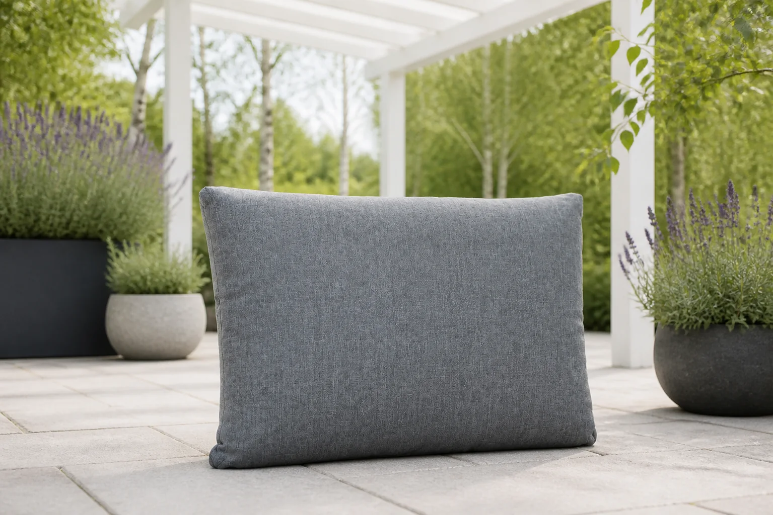 Sfeerfoto van Santika Furniture hoekkussen voor Sovita loungeset antraciet – Grijs-antraciet