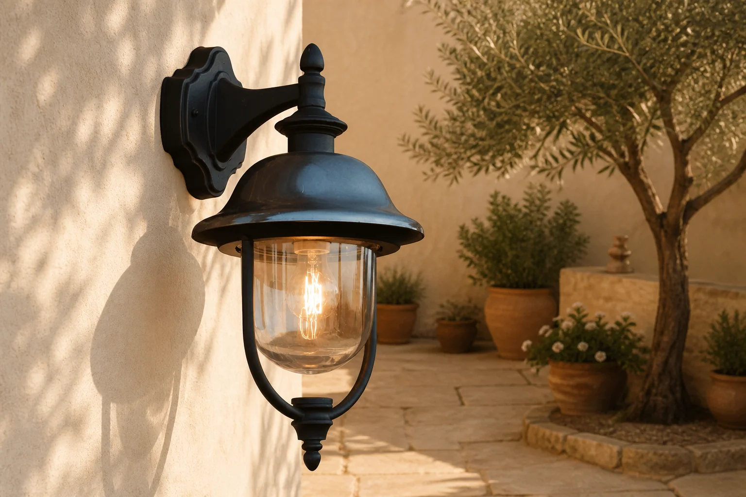 Sfeerfoto van Konstsmide Buitenverlichting Parma 7240-000