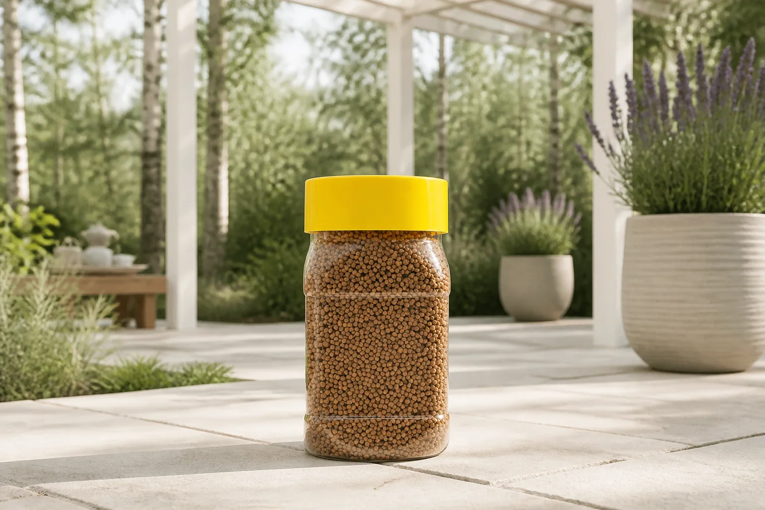 Sfeerfoto van Suren collection Cichlide korrels 330 ml voer – Zie Foto