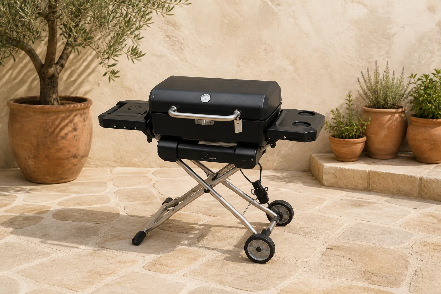 Sfeerfoto van Warentuin Collection Outlet ZA: Masterbuilt Draagbare BBQ (0094428276915)