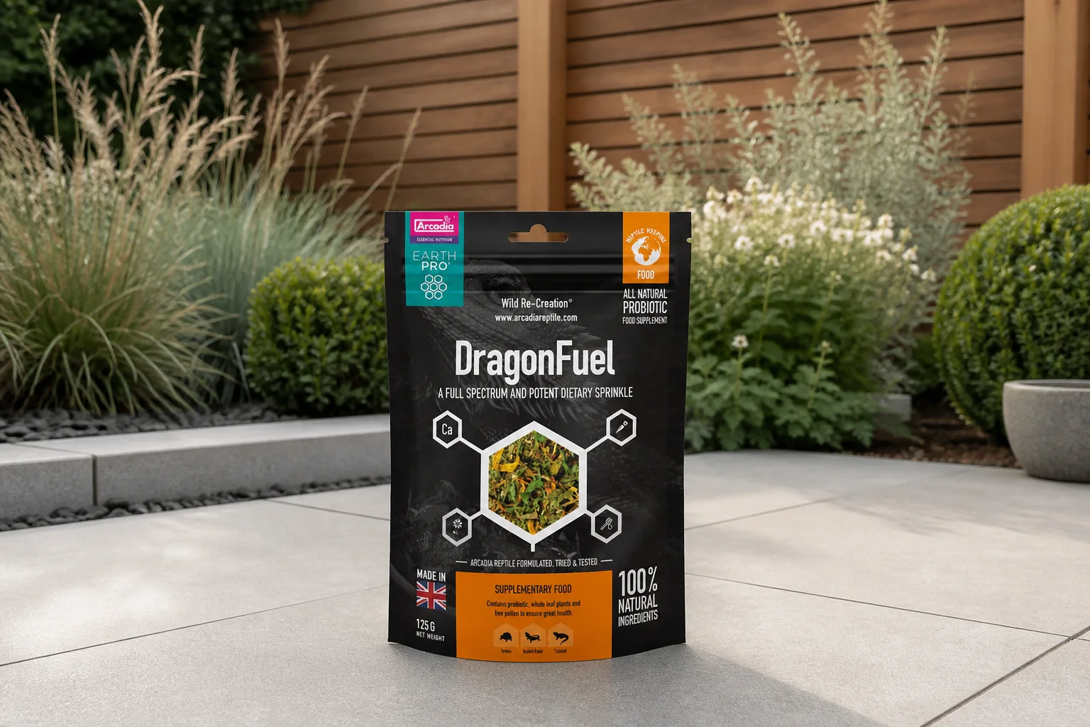 Sfeerfoto van Aquadistri Arcadia earth pro dragon fuel 125 gram Arcadia