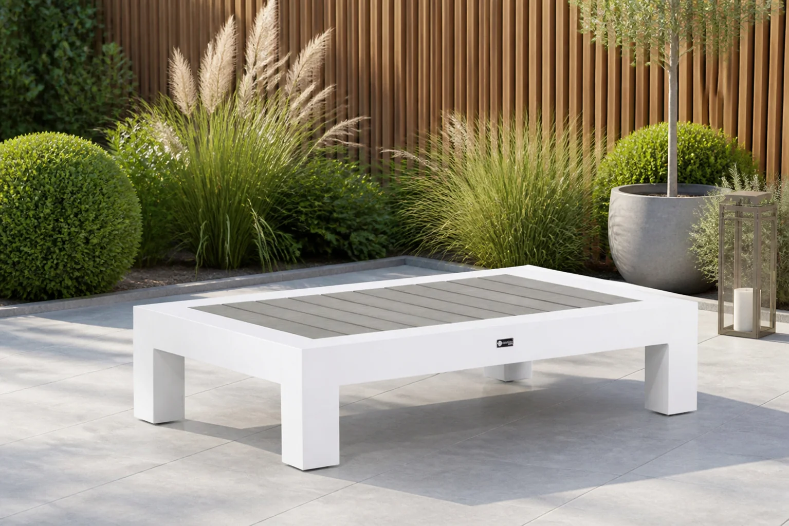 Sfeerfoto van Santika Furniture Yovita loungetafel rechthoek – Wit
